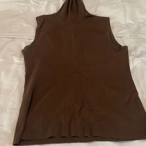 Women’s Brown Turtleneck Top